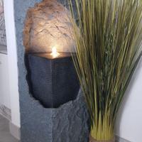 Fontana elettrica per interni/esterni con luce led