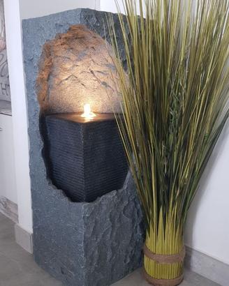 Fontana elettrica per interni/esterni con luce led