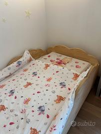 Kit letto Montessori legno 75 cm * 144 cm