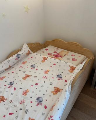 Kit letto Montessori legno 75 cm * 144 cm