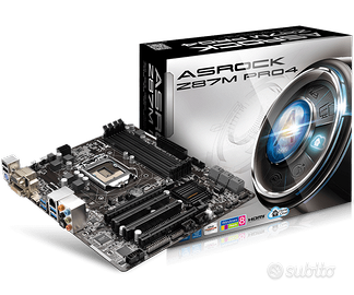 Asrock Z87M-Pro 4 + CPU I5-4670K + 16 GB DDR3