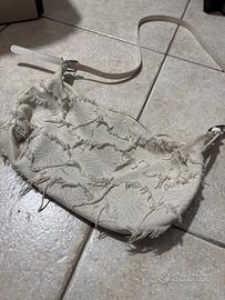 Borsa frayed design