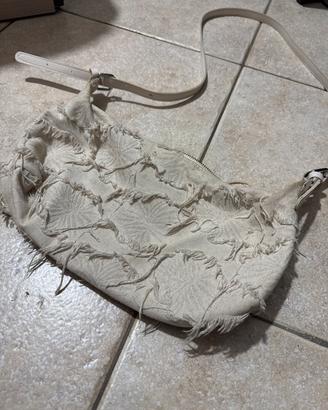 Borsa frayed design