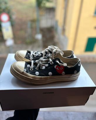 converse x play comme des garçons