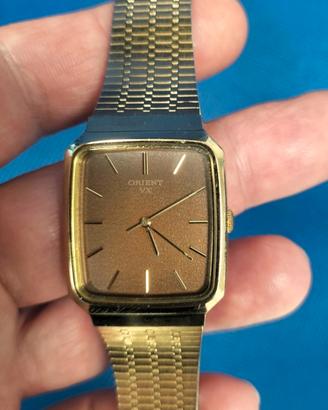 Orient VX Vintage Tank D35823-40 BJ dorato anni 80