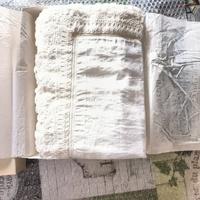 Lenzuola e federe anni 1960 ricamate a mano