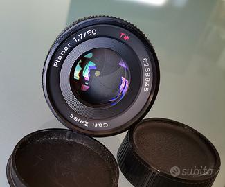 Zeiss planar 50mm f1, 7