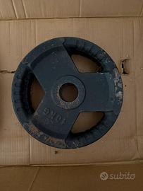 N. 2 Dischi in metallo da 10 kg.