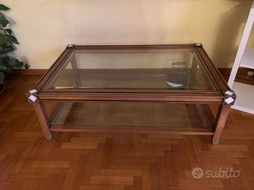 tavolino di cristallo da salotto