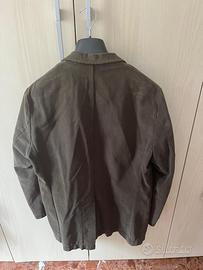 Giacca verde in fustagno tg 52