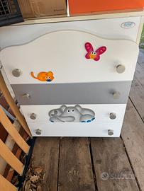 Mobiletto per camerettabambini Azur con elefantino