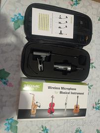 microfono wireless per strumenti musicali 