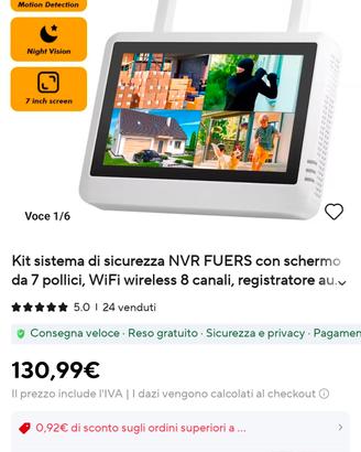 NVR MONITOR 100€