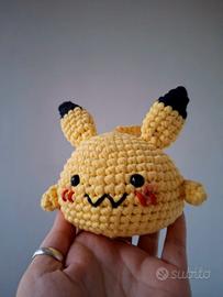Pikachu crochet ispirato Amigurumi / Portachiavi 