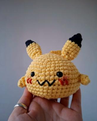 Pikachu crochet ispirato Amigurumi / Portachiavi 
