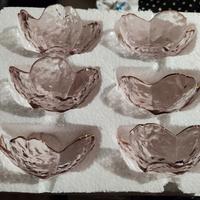 set di 6 ciotole in vetro 