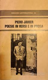Libro "Poesie in versi e in prosa"