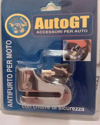 Antifurto bloccadisco moto in acciaio