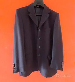 Giacca blu elegante uomo, classica, 4 bottoni