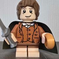 Frodo stampato in 3d stile lego