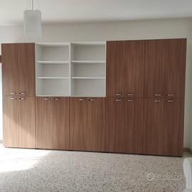 Libreria armadio a parete