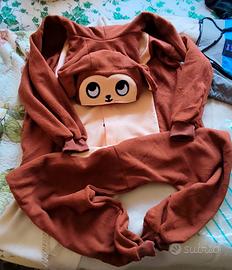 2 vestiti scimmia marrone 