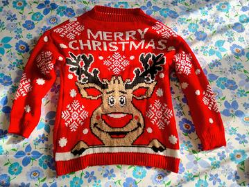 maglione natalizio di natale  taglia S