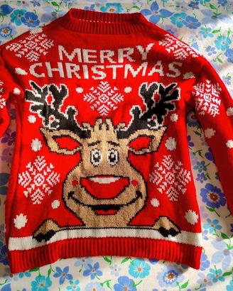 maglione natalizio di natale  taglia S