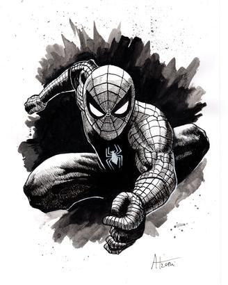 disegno a china spiderman 