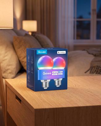 Govee Lampadine Smart E27 RGBWW Set 2:compatibili