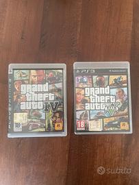 GTA IV e GTA V per PS3