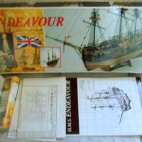 Mamoli 1/100 hms endeavour navale in legno
