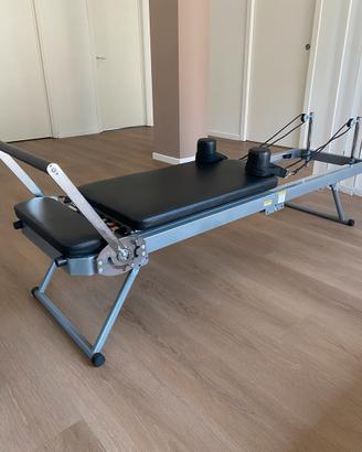 Reformer pilates pieghevole con box