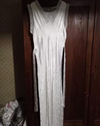 ANTICA CAMICIA DA NOTTE RICAMATA A MANO