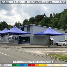 Gazebo 4x4 professionale - Struttura acciao e pvc