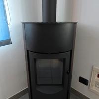 Stufa a legna Piazzetta E520T Steel