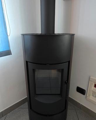Stufa a legna Piazzetta E520T Steel