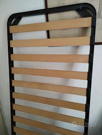 Rete singola a doghe con gambe 