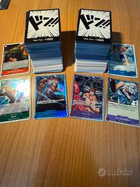Lotto 200 carte one piece