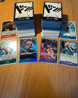 Lotto 200 carte one piece