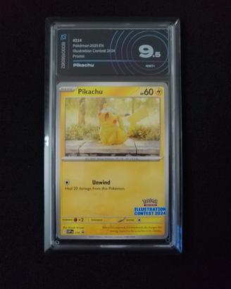 Pikachu Promo 214 AIGrading 9.5