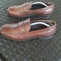 Mocassini Pelle Marroni Bata