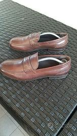 Mocassini Pelle Marroni Bata