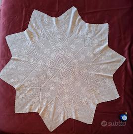 Centrotavola vintage uncinetto  diametro 140cm