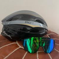 Set ciclismo: casco Spiuk + occhiali Tiger