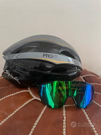 Set ciclismo: casco Spiuk + occhiali Tiger