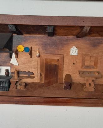 diorama cucina rustica