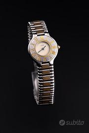 Cartier Must 21 – Lady – Quartz – Steel & Gold