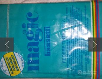 Federe magic Bassetti 100% cotone. Mai usate. Anco