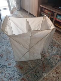 Ikea cesta per panni + lampada + stand + paralume